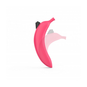 Lovely Planet Love To Love Oh Oui Pink Silicone Banana Toy With Bullet