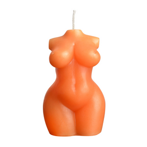 Sportsheets Lacire Orange Female Torso Form I Massage Candle