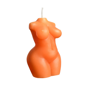 Sportsheets Lacire Orange Female Torso Form I Massage Candle