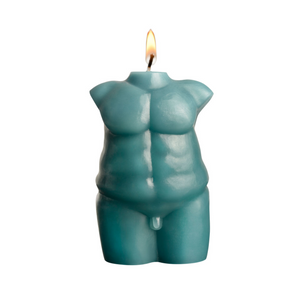 Sportsheets Lacire Green Male Torso Form II Massage Candle